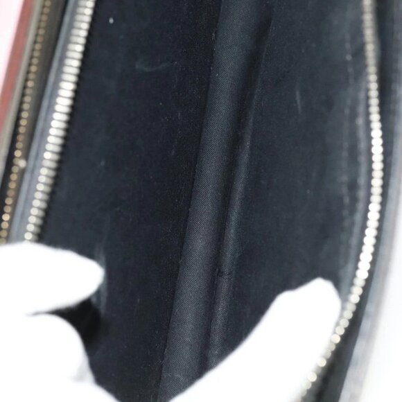 FENDI Hand Bag Leather 2way Gray Silver Auth - Picture 11 of 16